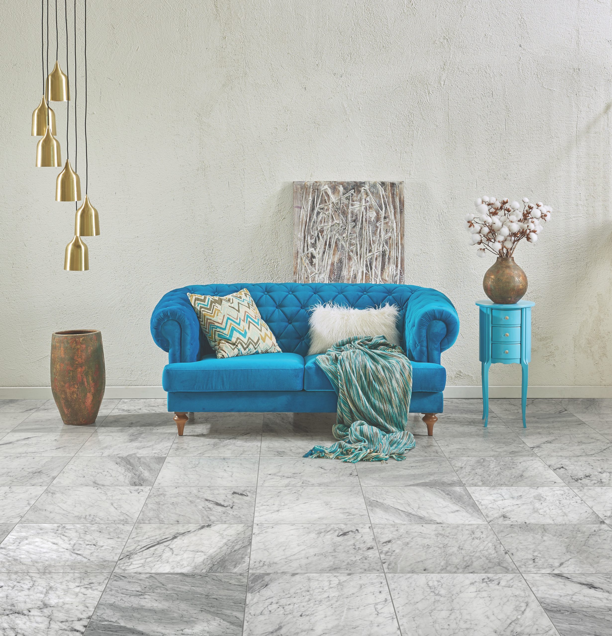 marble tile flooring living room