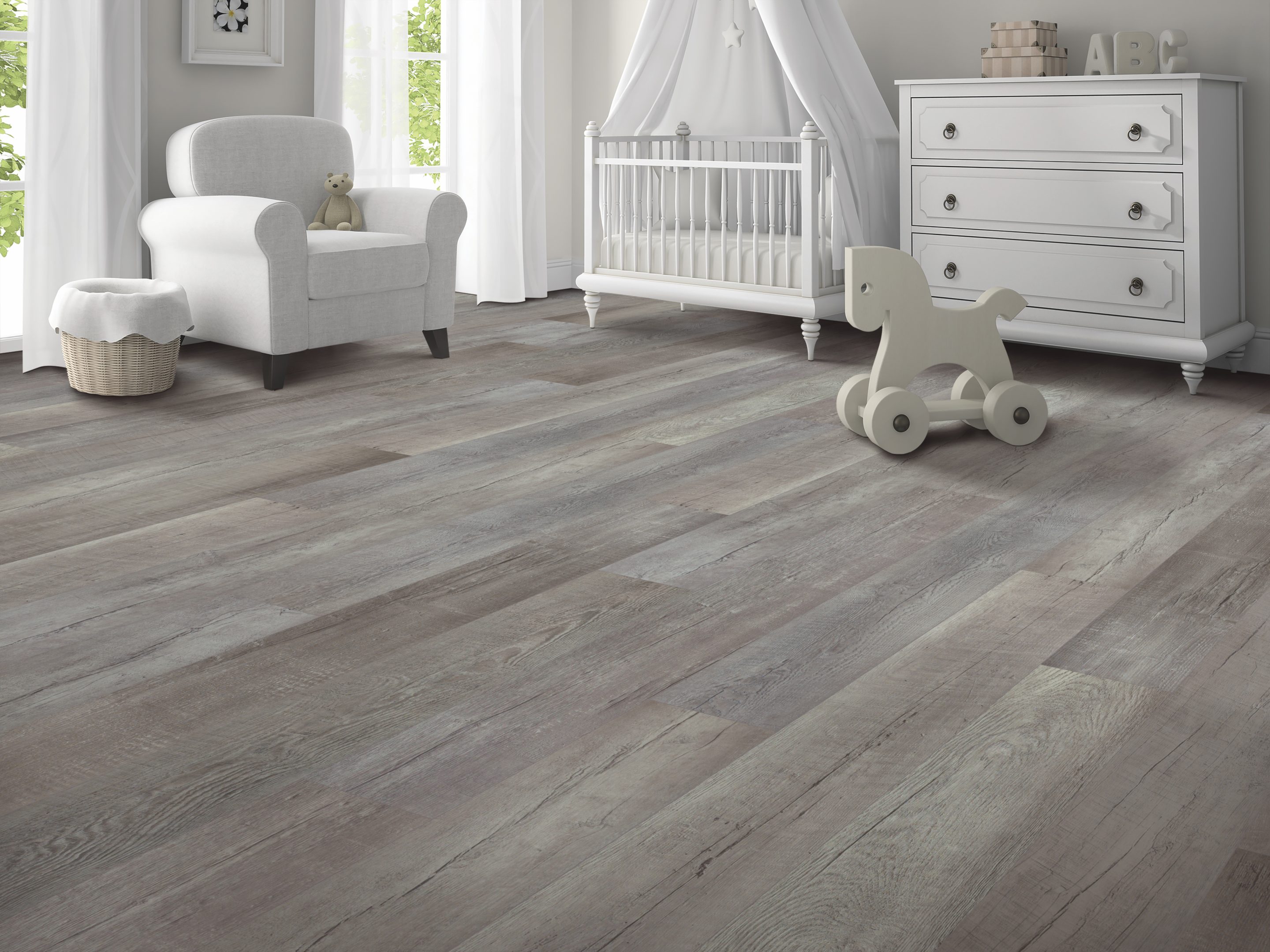 solidtech weathered gray woodgrain flooring