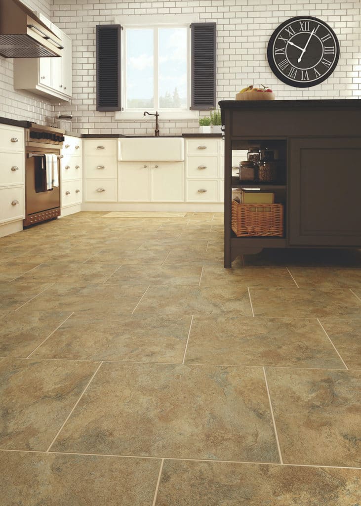 ultraceramic gold kitchen tile flooring