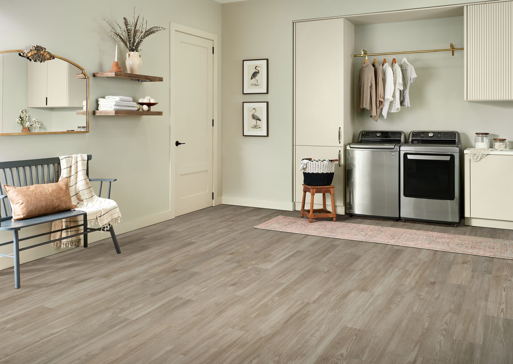 Armstrong Flooring - American Personality Pro Homespun Impression Antique Beige